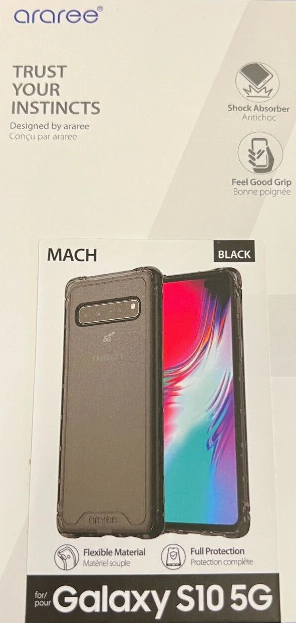 Araree Mach Galaxy S10 5G Black