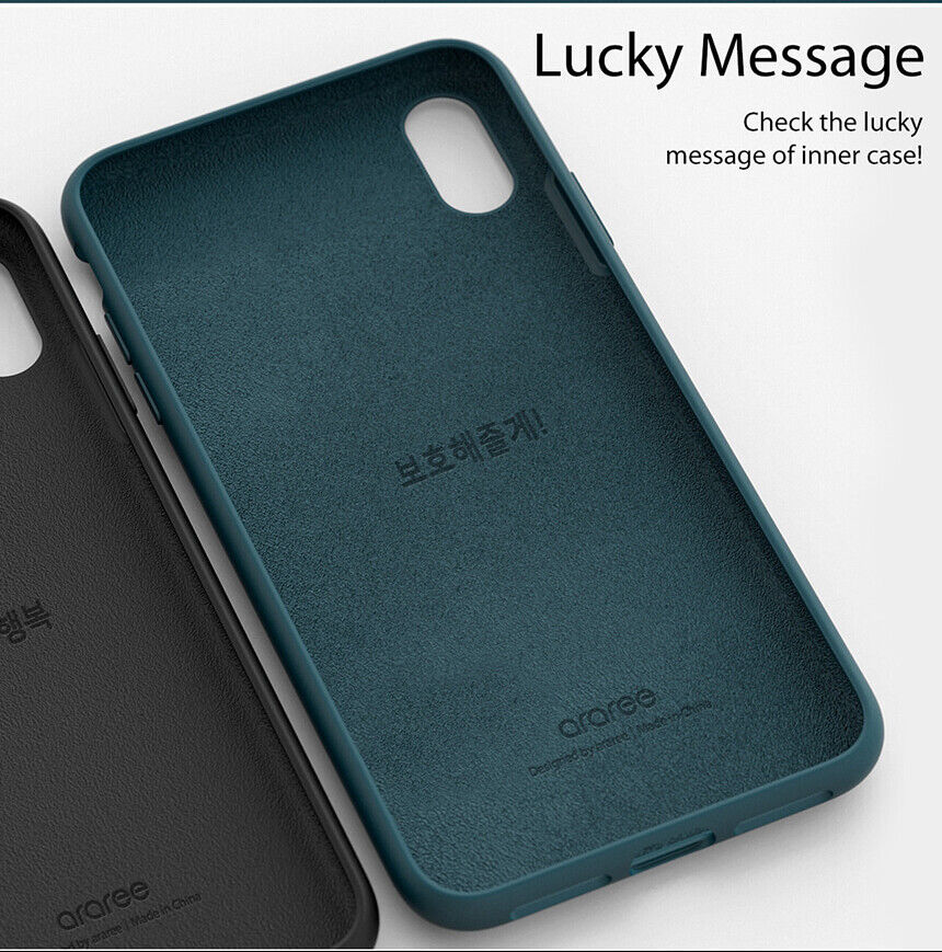 Araree Typo-Skin iPhone XS Max Forest Blue - Image 2