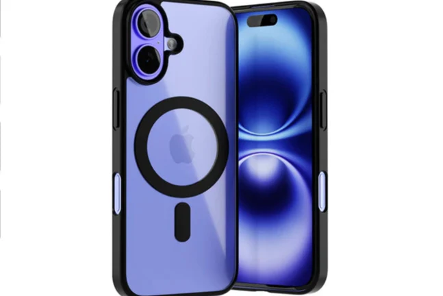 ArmourMax Metal Accessories Soft Grip Shockproof Case for iPhone 16 w/ Magsafe