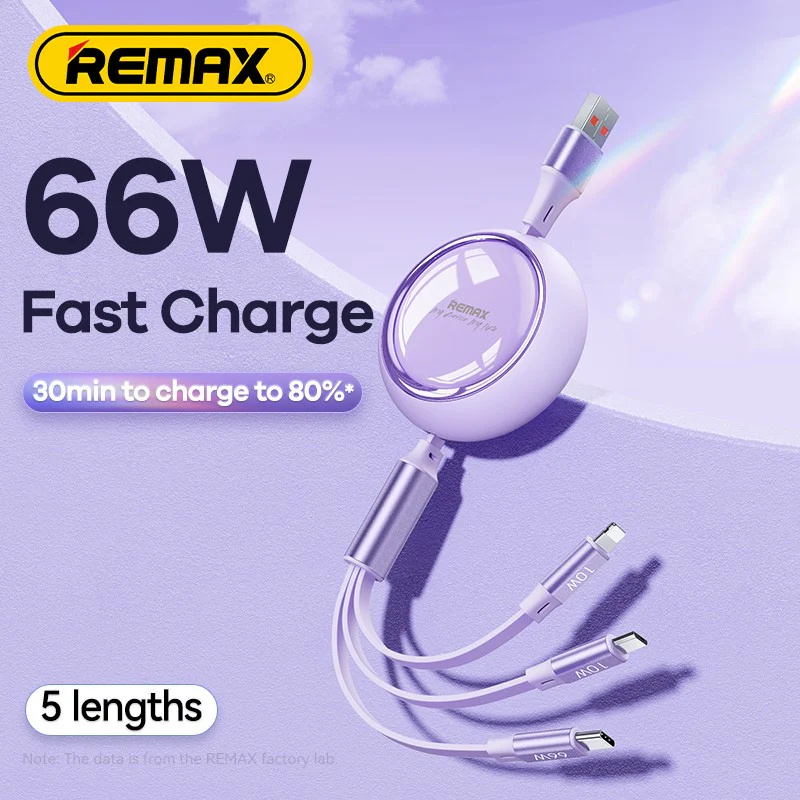 Charging Cable Remax Linon Series 66W 3-in-1 RC-C029 - Image 2