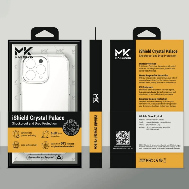 iShield Crystal Palace Clear Case for iPhone 16 Pro - Image 4