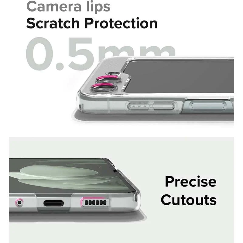 iShield Crystal Palace Clear Case for Samsung Z Flip 6 - Image 2