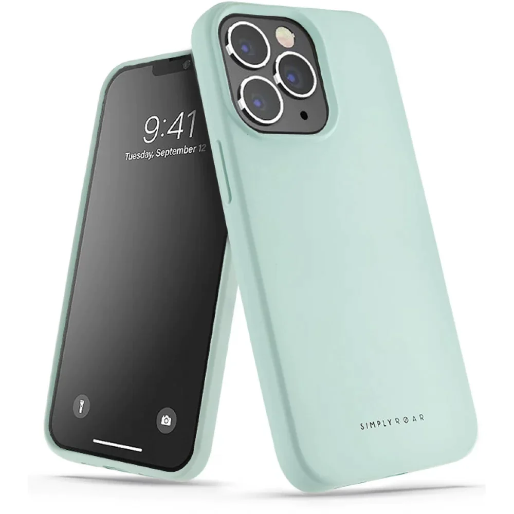 Simply ROAR Case Cover iPhone 15 Pro (Black/Sky Blue) - Image 3
