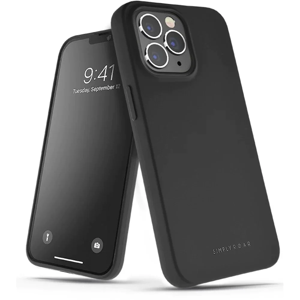 Simply ROAR Case Cover iPhone 15 Pro (Black/Sky Blue) - Image 4